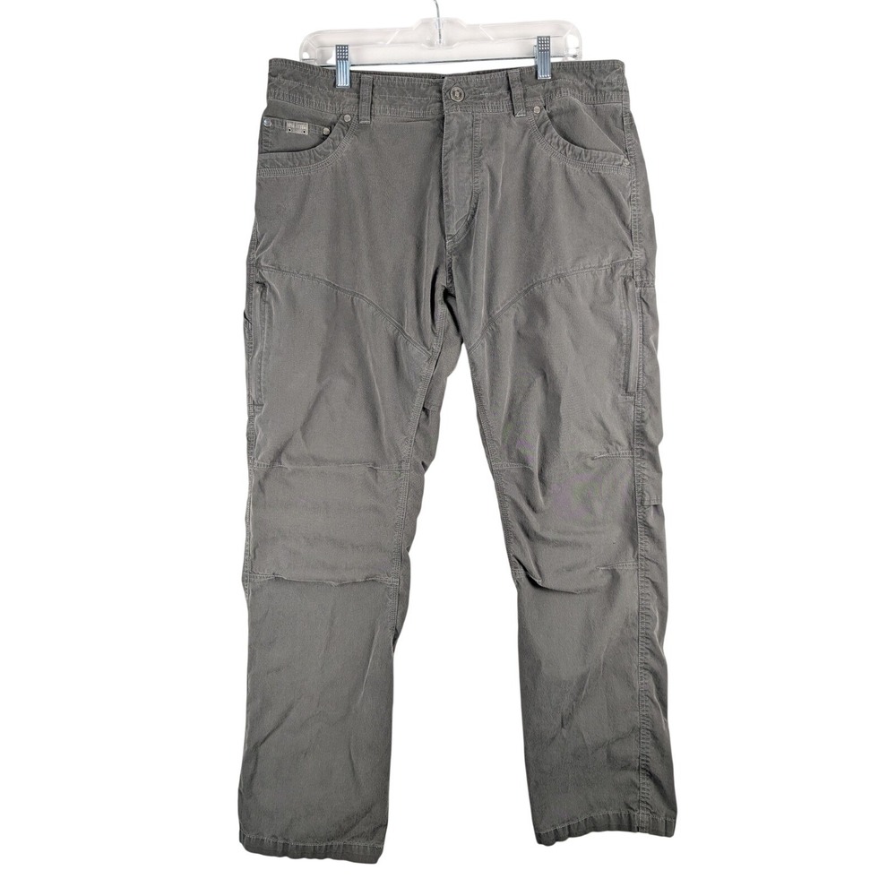 Kuhl Pants Mens 36x32 Gray Hiking Outdoor Stretch Articulated Knees Trail - Picture 1 of 7